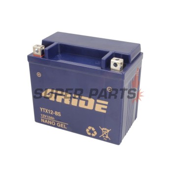 Акумулатор -4 RIDE- YTX12-BS 4RIDE GEL, 12Ah 12V