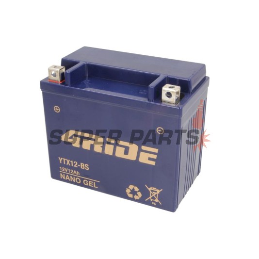 Акумулатор -4 RIDE- YTX12-BS 4RIDE GEL, 12Ah 12V