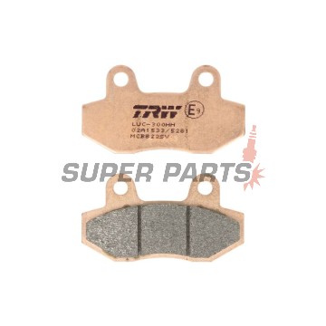 Накладки -TRW- MCB822SV, Honda CH125 Spacy, Hyosung Comet/GT/GV Aquila/RX/XRX/Karion, Kymco Pulsar 125 (1998-2010)