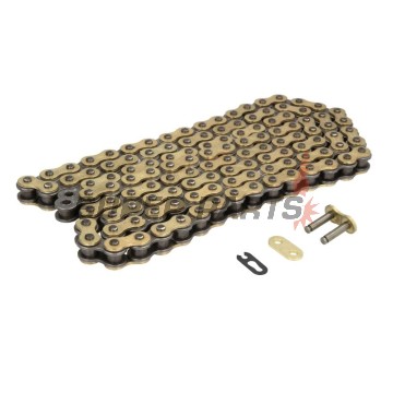 Верига -JT- JTC520HDRG&B120, размер 520, 120 звена, усилена, златна/черна