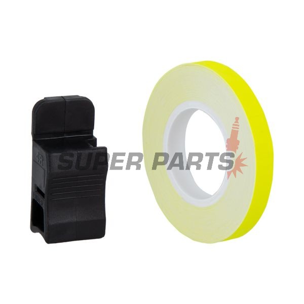 Кант за джанти -OXFORD- Wheel Stripes 6m x7mm, флуоресцентно жълти