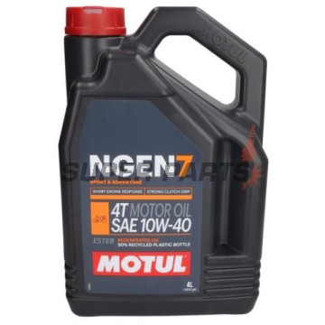 Двигателно масло -MOTUL- 10W40, пълна синтетика, 4L