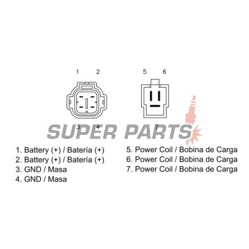 Реле за зареждане -DZE- реле-регулатор, 12V, 35A, ARCTIC CAT ARCTIC CAT, TBX, TRV; CAGIVA RAPTOR; SUZUKI DL, LT-A, LT-F, SV, VL 375-1000 2000-2009