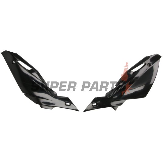 Задни странични пластмаси -POLISPORT- черни, HUSQVARNA TC, TE 250-510 2008-2011
