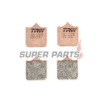 Накладки -TRW- MCB721SV, Aprilia RSV1000/Tuono 1000 (1998-2011); Benelli Tornado Tre 900 (2002-2005); Ducati 748/749/996/998/999/Monster S4RS (2001-2008); Husqvarna SM/SMR/SMS/STR 450-630 (2004-2012); KTM Duke/LC8/SM/SMC/Super Duke/Supermoto 690-990 (2003