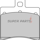Накладки -FERODO- FDB2090EF, Aprilia Atlantic 125-500, Leonardo 250-300, RS 125, SR 50, Scarabeo 50-500, Sportcity 125-300, Benelli Velvet 125-250, Beta Eikon 50-150, Malaguti F18 125, Madison 125-500, Password 250, Phantom Max 125-200, Spider Max 500, MB