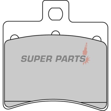 Накладки -FERODO- FDB2090EF, Aprilia Atlantic 125-500, Leonardo 250-300, RS 125, SR 50, Scarabeo 50-500, Sportcity 125-300, Benelli Velvet 125-250, Beta Eikon 50-150, Malaguti F18 125, Madison 125-500, Password 250, Phantom Max 125-200, Spider Max 500, MB