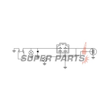Реле за зареждане -DZE- реле-регулатор, 12V, 12A, APRILIA MOJITO, SR; HONDA SA; KYMCO SENTO 50 1995-2012