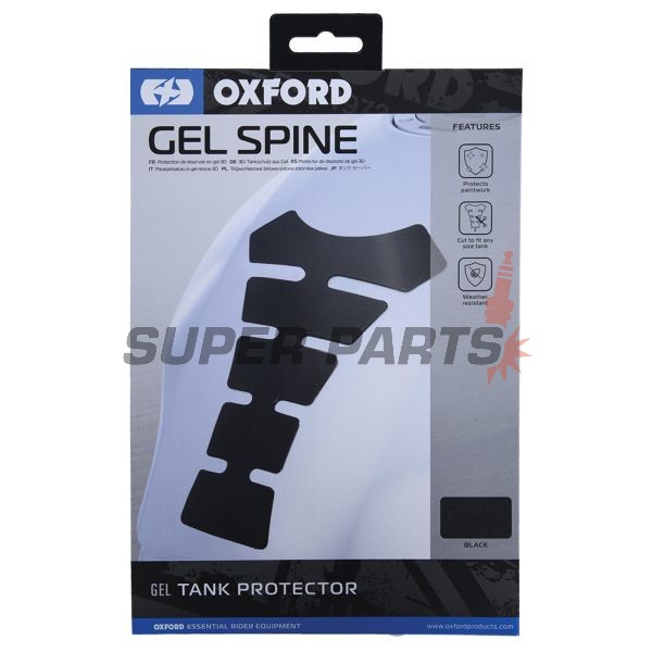 Протектор за резервоар -OXFORD- Gel Spine Original, черен, 210x150mm