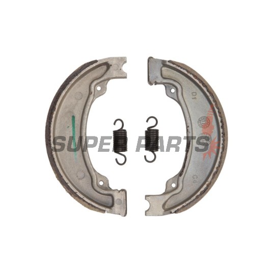 Накладки (челюст) -FERODO- FSB958A, 130x25mm, Bombardier DS / Quest 50-90, Honda CG / CH / CN / CR / NX / TRX / XL 70-250, Kymco Agility / Movie / People / Racing / Super 8 / Vivio / Yager, Malaguti Ciak 50-250 1977-2015
