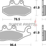 Накладки -BREMBO- 07060, Piaggio/Vespa Beverly, MP3, X-Evo, X7, X8, X9, X10 (2004-2014)