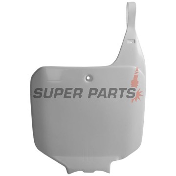 Мотокрос маска/табелка за номер -POLISPORT- бяла, HONDA CR 125/250/500 1995-2002