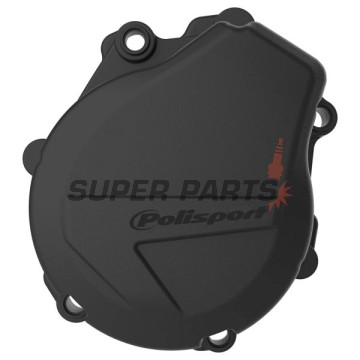 Предпазител за капак на статора -POLISPORT- черен, HUSQVARNA FE; KTM EXC-F 450/500/501 2017-2024