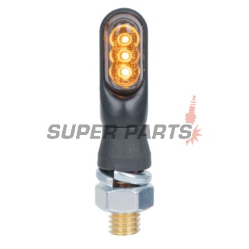 Мигачи комплект -OXFORD- ATOM Mini, 3 LED, черни