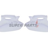 Задни странични пластмаси -POLISPORT- бели, YAMAHA YZ 250 2001-2002