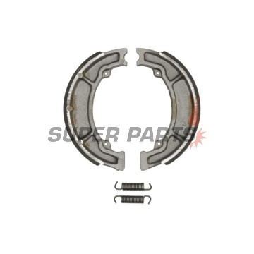Накладки (челюст) -TRW- MCS969, 130x28mm, Hyosung KR110 Master Kawasaki AE50/80 AR50/80 KC100 KE100 KLF110 KLX110 KMX50 Kazer115R LT/Prairie/Police 110-250 Suzuki A100 AP50 DR-Z70 FR50 GP100 GT50/80L Yamaha XC125 Beluga/Cygnus