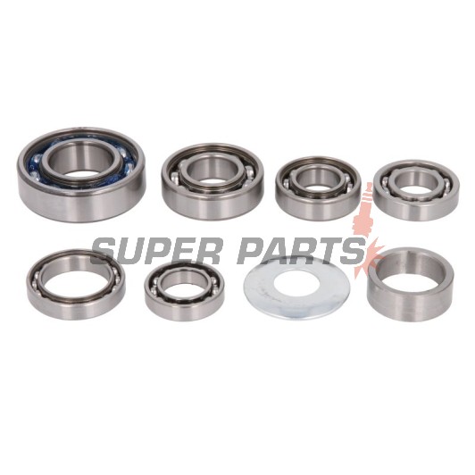 Комплект лагери скоростна кутия -HOT RODS- KTM 250 EXC-F (06-07); 250 SX-F (05-12); 250 XC-F (07-12); 250 XCF-W (07-13)