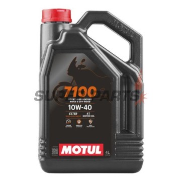 Двигателно масло -MOTUL- 7100, 10W40, пълна синтетика + естер, 4L