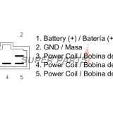 Реле за зареждане -DZE- реле-регулатор, 12V, 35A, YAMAHA FZ, XVS, YZF 650/750/1000 1999-2016