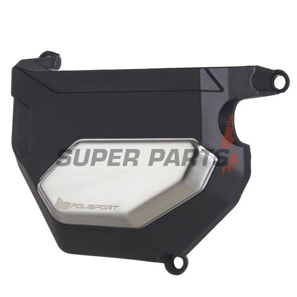 Предпазител за капак на съединителя -POLISPORT- черен, YAMAHA MT-09 850 2014-2020