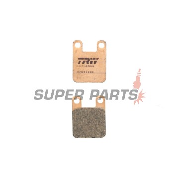 Накладки -TRW- MCB535SR, синтеровани, Aprilia RS/SX 50, Climber 280, Beta Alp, RR, REV, Derbi Senda, GPR, Atlantis, Gas Gas Pampera, TXT, Italjet Dragster, Formula, Peugeot Speedfight, Ludix, Vivacity, Rieju MRX, RS-2, Tango, Yamaha DT50R, TZR50