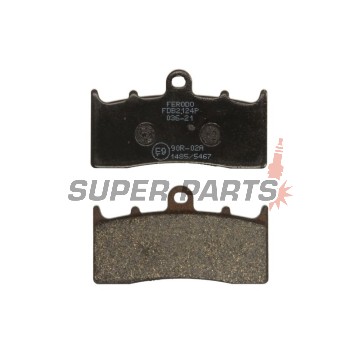 Накладки -FERODO- FDB2124P, BMW K1200/K1300 LT-R-GT, R850R, R1100S, R1150R/Rockster, R1200GS/RT/S/C/CL (2001-2016)