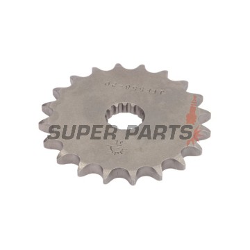 Преден пиньон -JT- JTF558,20, 20 зъба, Derbi GPR 125 2004-2008, Gilera SC 125 2006-2008, Kawasaki Z 125 2018-2020, Yamaha DT 125 1988-2006, DT 200 1988, TDR 125 1989-2002, TZR 125 1993-2000, TZR 80 1996, XVS 125 2000-2004
