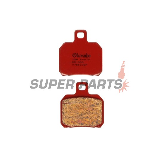 Накладки -BREMBO- 07BB20SP, Aprilia ETV/RS/RSV/SL/Tuono 50-1000; Benelli TnT/Tornado/TreK 899-1130; Ducati 748-1198, Monster/Multistrada 620-1100; Honda FES/ST 1100; KTM RC8/Super Duke 1190-1290; Piaggio/Vespa 125-500