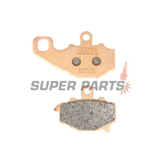 Накладки -FERODO- FDB2012ST, Kawasaki ER-6 / GPZ / Z / Zephyr / Ninja ZX-6R / ZX-9R / ZX-10R / ZZR 550-1100 1993-2008