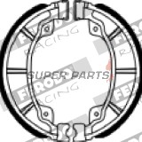 Накладки (челюст) -FERODO- FSB964, 130x28mm, Daelim Otello 125 / 125 Eco 1999-2006