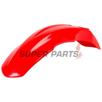 Преден Supermoto калник -POLISPORT- червен, HONDA CR 150 2007-2023
