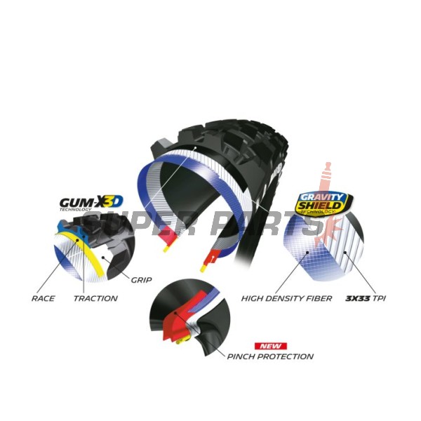 Велосипедна гума -MICHELIN- 29X2.40, WILD ENDURO