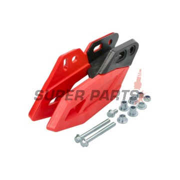 Водач за верига -POLISPORT- червен, полиуретан, HONDA CRF 250/450 2007-2023