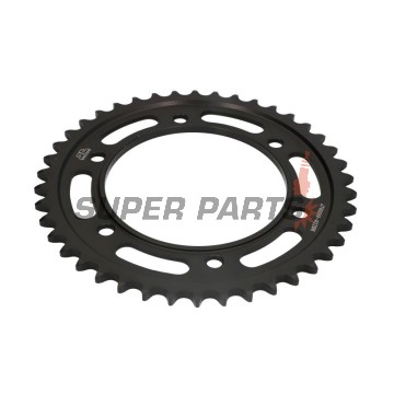 Заден пиньон -JT- JTR899,42ZBK, 42 зъба, черен цинк, стоманен, KTM Adventure 1050 2015-2016, Adventure 1090 2017-2018, Adventure 1190 2013-2015, Adventure 950 2003-2006, Adventure 990 2006-2013, Super Adventure 1290 2014-2020, Super Enduro 950 2006-2010