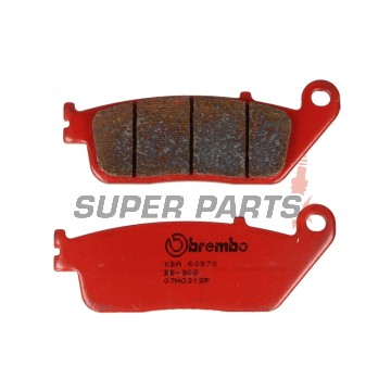Накладки -BREMBO- 07HO31SP, Aprilia 450‑550cc, Beta 50‑525cc, Cannondale 400‑440cc, Gas Gas 125‑450cc, Honda 1000‑1300cc, Kawasaki 125‑500cc, Suzuki 125‑450cc, Yamaha 125‑450cc, Husqvarna 450cc, KTM 300‑450cc, Daelim 125‑250cc, BMW 1000‑1200cc (1988‑2018)