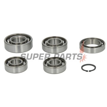 Комплект лагери скоростна кутия -HOT RODS- Suzuki RM 80 (93-01); RM 85 (02-04)