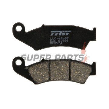 Накладки -TRW- MCB574, Honda NX125 Transcity, NX250, XL250R Baja, XLR125R, XR250R/600R, Kawasaki KX125