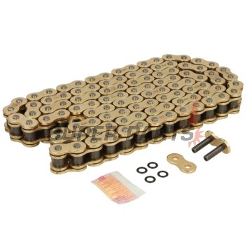 Верига -DID- 530ZVMX2G&G-104, размер 530, 104 звена, двойно усилена, златиста