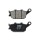 Накладки -TRW- MCB634, Honda CB/CBF/CBR/CMX/CRF/NC/NT/VT/VTR/VTX/XL 500-1100cc (1992-2025); Kawasaki EN/EX/KLV/KLZ/Z 650-1000cc (2004-2024); Suzuki DL/GSF/GSR/GSX/GSX-S/SV 650-1250cc (2002-2025); Yamaha FZ/FJ/MT/XJ6/XSR/YZF-R 600-1000cc (2003-2019)
