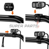 USB адаптер -4 RIDE- USB Type C, с държач за кормило 22mm - универсална