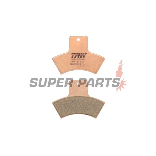 Накладки -TRW- MCB762SI, Polaris Scrambler 500 4WD (2000-2005), Polaris Sportsman 335/400/600 (1999-2006), Polaris Trail Blazer 250 (1999-2005), Polaris Trail Boss 330 (2003-2005), Polaris Xpedition 325 (2000-2001), Polaris Xplorer 250/400 (1999-2002)