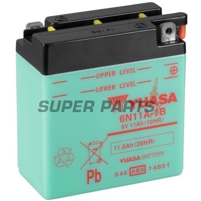 Акумулатор -YUASA- 6N11A-1B, 12Ah 6V
