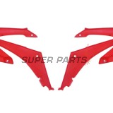 Предни странични пластмаси -POLISPORT- червени, HONDA CRF 250/450 2009-2013