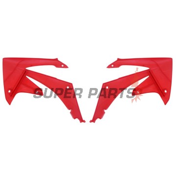 Предни странични пластмаси -POLISPORT- червени, HONDA CRF 250/450 2009-2013