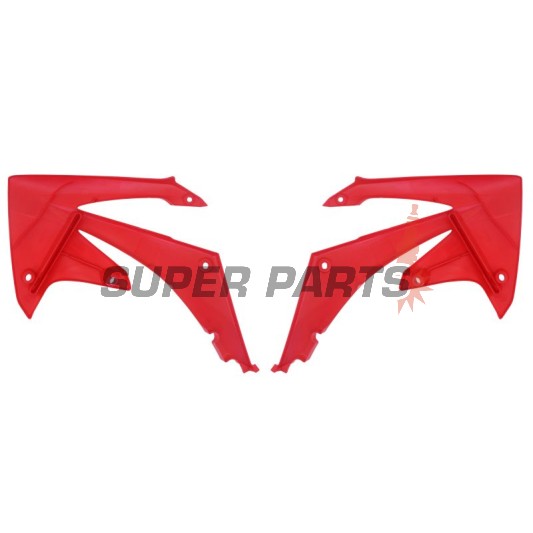 Предни странични пластмаси -POLISPORT- червени, HONDA CRF 250/450 2009-2013
