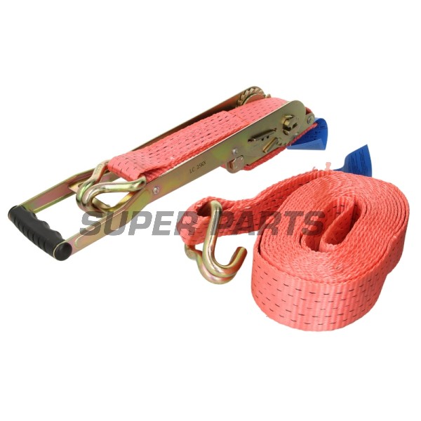 Колан за осигуряване -CARGOPARTS- 6m, с тресчотка, 550daN