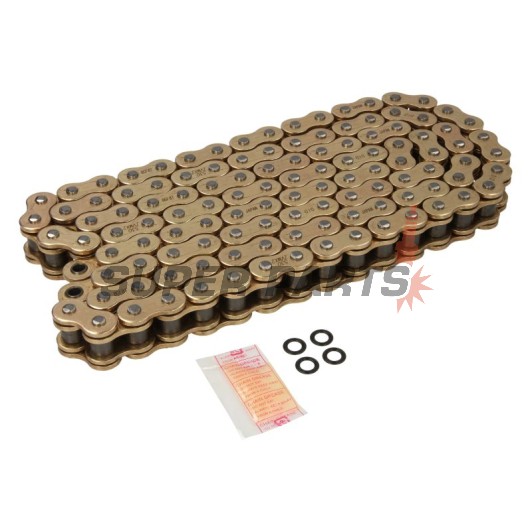 Верига -DID- 530ZVMX2G&G-118, размер 530, 118 звена, двойно усилена, златиста