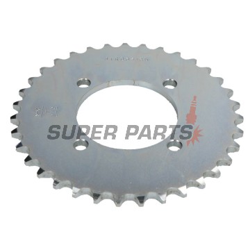 Заден пиньон -JT- JTR834,35, 35 зъба, стоманен, Yamaha BW 80 1986-1988, 1990, PW 80 1983-2010, RD 50/80 1982-1984, RT 100 1990-2000, TT-R 110 2008-2020, TT-R 50 2006-2020, TT-R 90 2000-2008, YB 100 1980-1994