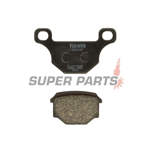 Накладки -FERODO- FDB384P, Alfer 250 / Aprilia Tuareg 350-600 / Buell 1200 / Gas Gas 80-125 / Husaberg 350-600 / Husqvarna 125-510 / Kawasaki 125-650 / KTM 125-600 / Kymco 50-125 / SYM 125 / Suzuki 50-125 / Yamaha 125 (1978-2009)