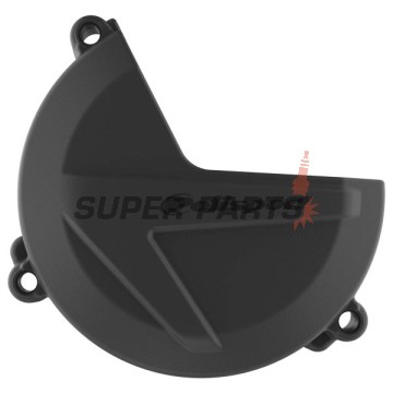 Предпазител за капак на съединителя -POLISPORT- черен, SHERCO SE 250/300/450 2014-2023